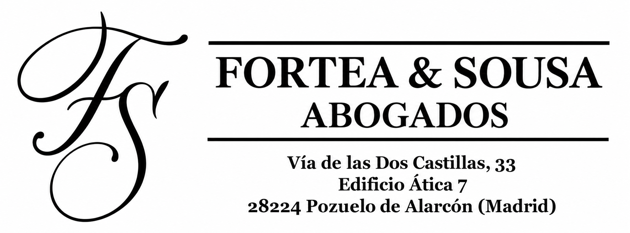 Fortea & Sousa Abogados. Vía de las Dos Castillas, 33. Edificio Ática 7. 28224 Pozuelo de Alarcón, Madrid.